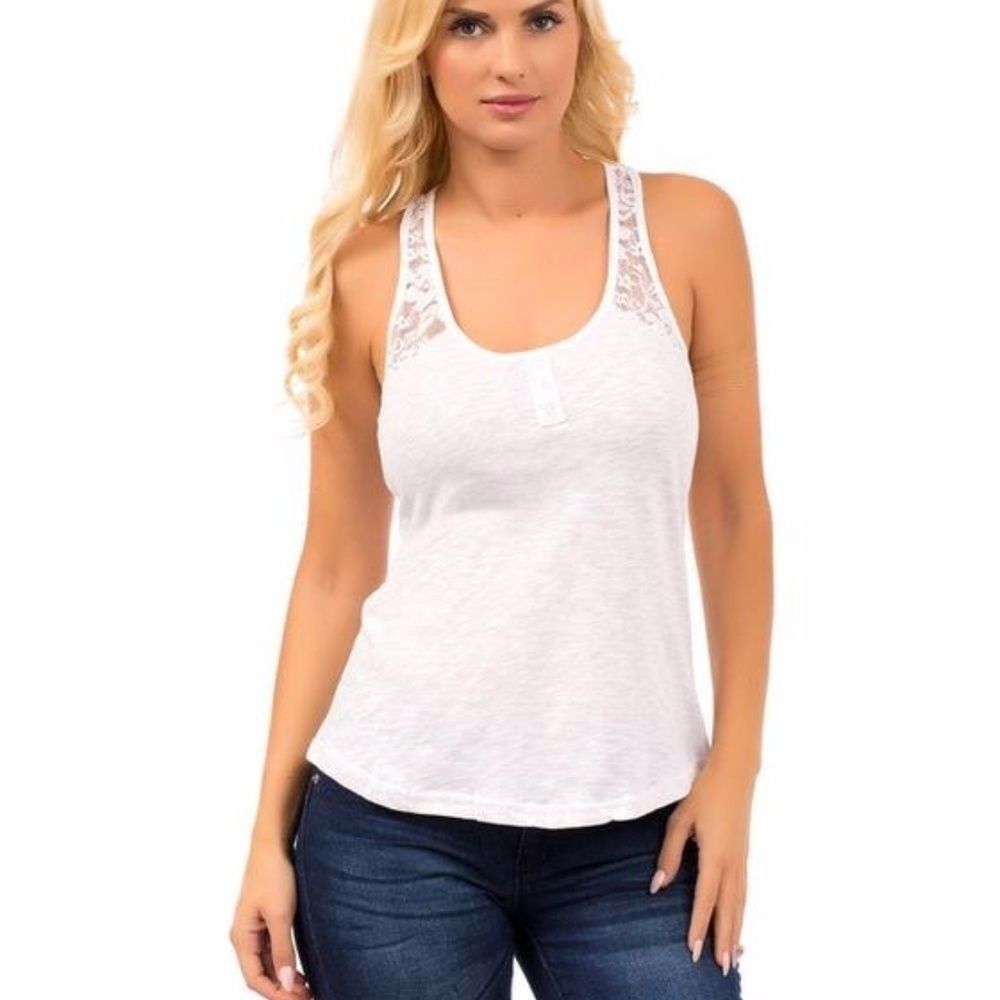 NWT Women’s Lacey Back Tank Top